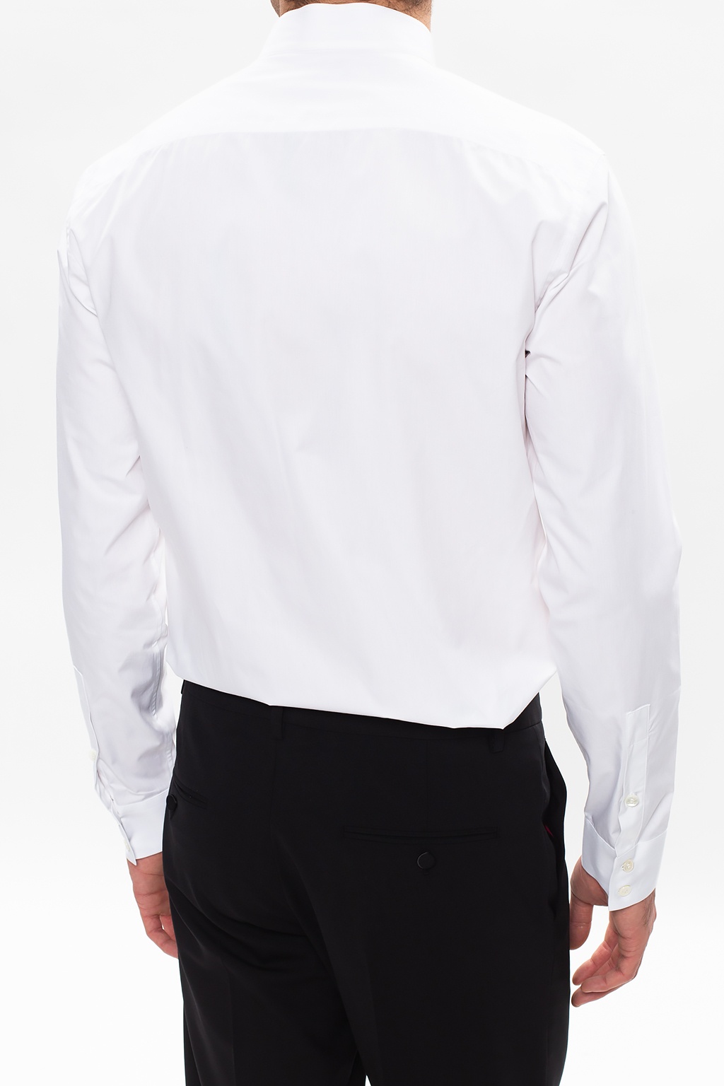 balmain monogram-jacquard Cotton shirt